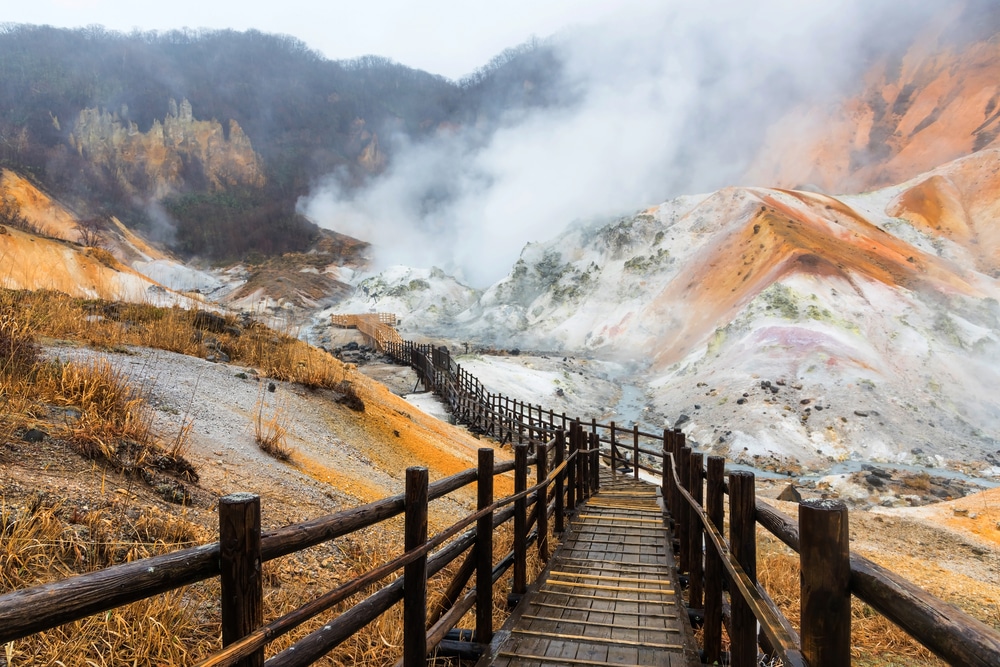 หุบเขานรกจิโงคุดานิ (Jigokudani noboribetsu ) เที่ยวฮอกไกโด