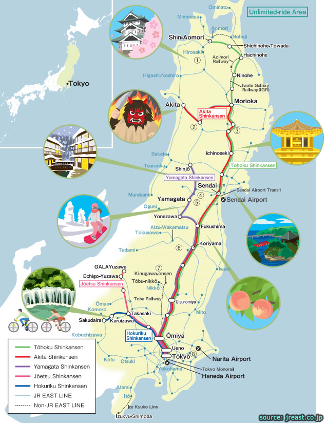 sendai tohoku attraction area pass