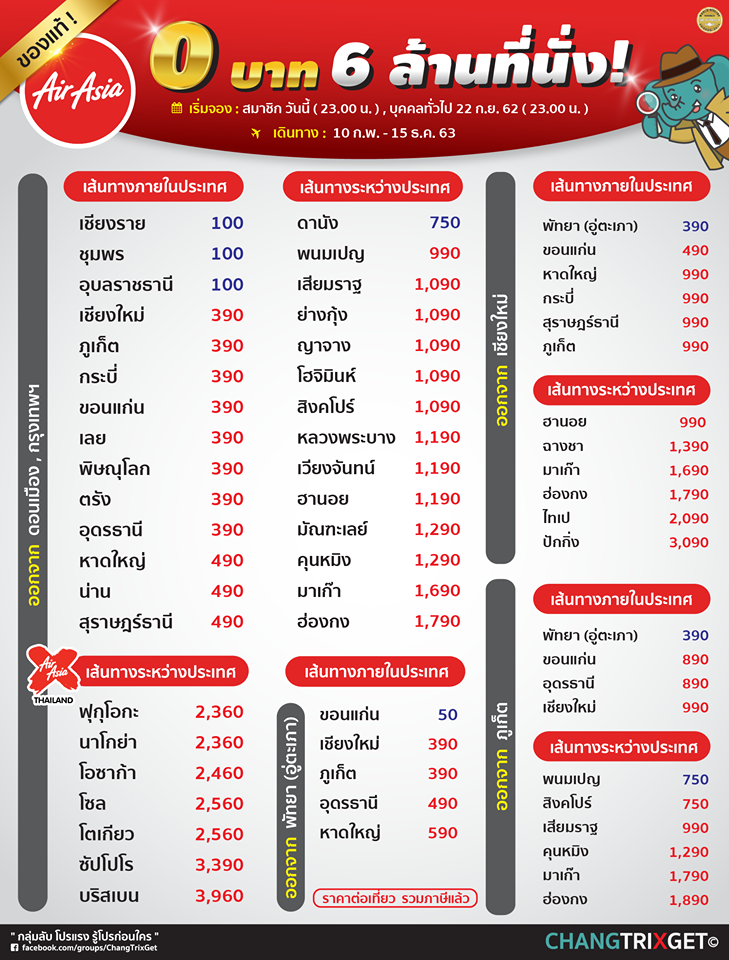 0-baht-airasia-big-sale จอง ตั๋ว เครื่องบิน ในประเทศ ราคาถูก